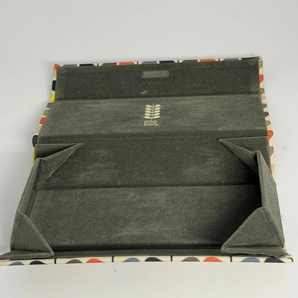 Orla Kiely Multi Stem Collapsible Eyeglass Case Magnetic Folding Hard Shell Case